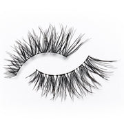 A multipack of Eylure Fluttery Light Lashes 008 (containing 3 pairs) is displayed on a white background, showcasing their wispy and voluminous design ideal for adding a dramatic flair to eye makeup.